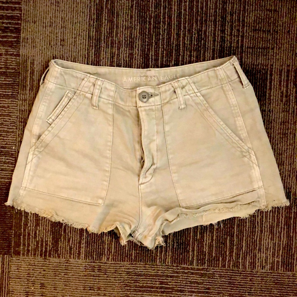 Green American Eagle Shorts